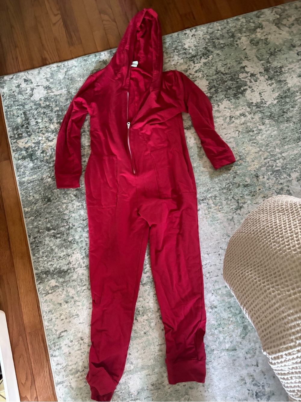 Smash + Tess Red Hooded Kids One-Piece Footie